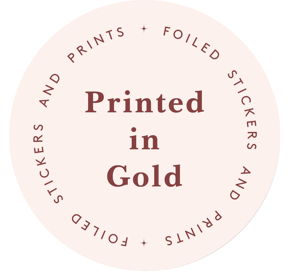 Printed in Gold