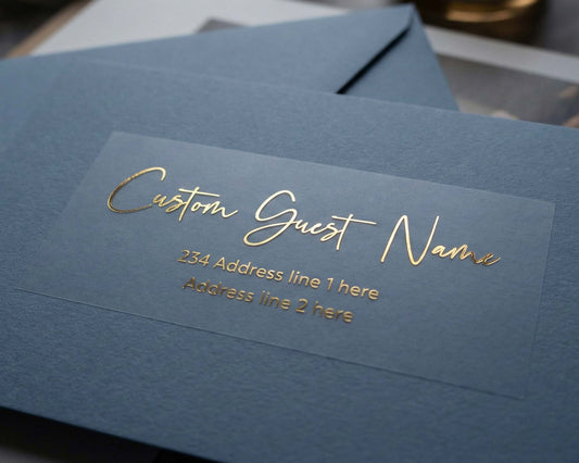 How to Perfectly Center & Apply Guest Address Stickers (The Easy Way)